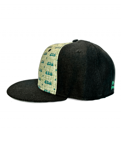 Green and Black 420 Hat