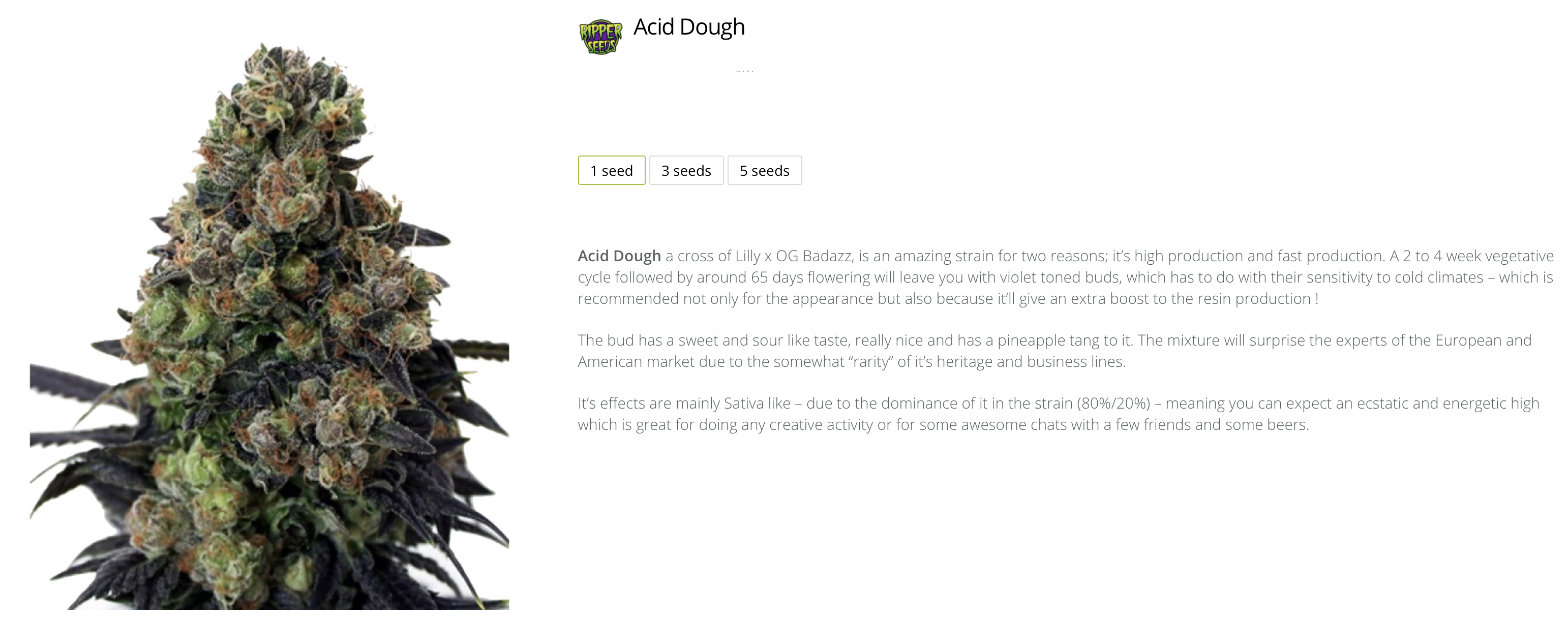 acid dough ripper seeds